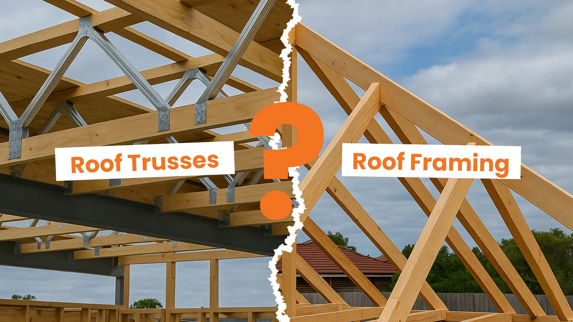 What’s the Difference Between Roof Trusses and Conventional Roof Framing?